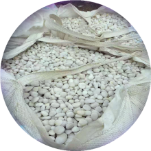 工廠自供白色洗米石、碎石、鵝卵石及園林鋪面白石子——靈壽縣潔億礦產品加工廠的專業制造